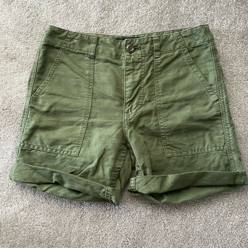 Green Jcrew Shorts
